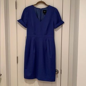 J Crew blue suit dress
